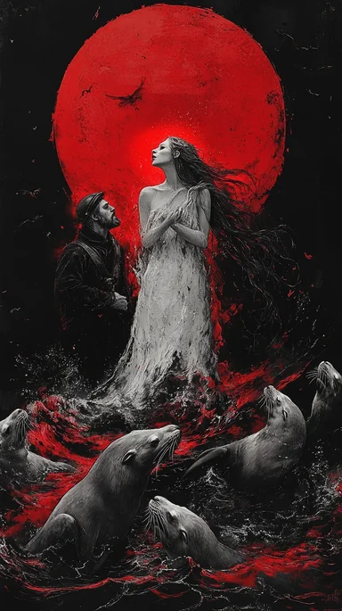 🌊✨ La mujer foca - Un pescador descubre el secreto de las selkies y su vida cambia al cruzar destinos con una de ellas.