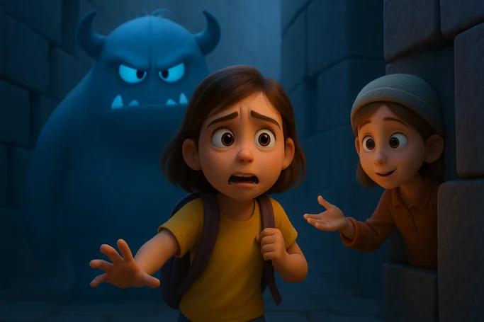 🌀 El laberinto invisible - Mara queda atrapada en un laberinto a causa de su vergüenza.