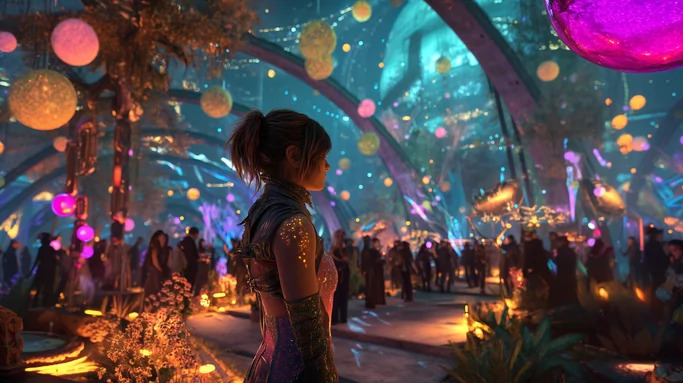 🪐 Horizontes lejanos 10: Festival de Comunión - En el primer aniversario en Veridia-7, la colonia celebra entre transformaciones y misterios.