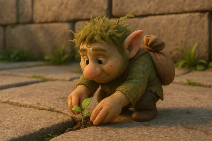 🌿 Naciendo en las grietas - Un viaje al corazón del bosque y a la mirada que descubre la vida oculta en las piedras.