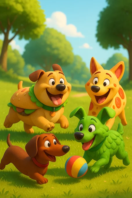 🐾  Uno nuevo en el parque - Un día distinto en el parque enseña que lo nuevo puede sorprender… y gustar.