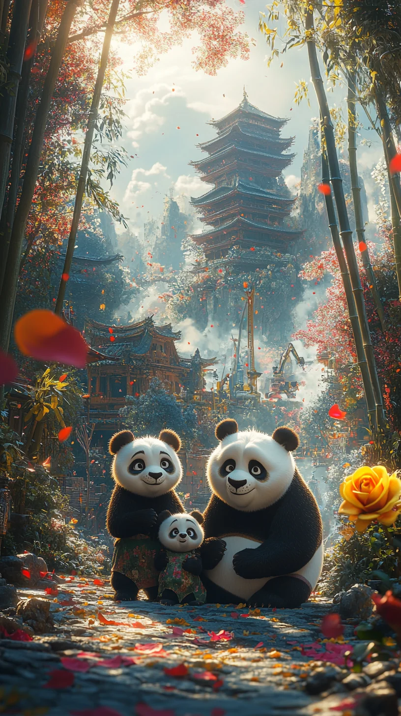 🐼🌳🚧 El gran viaje de la familia Panda