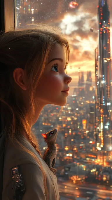 🪐 Horizontes Lejanos 1: La travesía hacia Veridia-7 - Aura y su madre inician un viaje intergaláctico hacia un nuevo hogar lleno de desafíos y misterios.