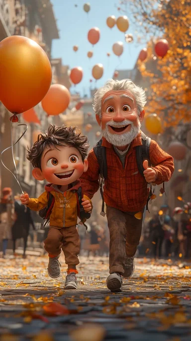 🏃‍♂️ La gran carrera con el abuelo - Bruno y su abuelo viven una emocionante carrera llena de esfuerzo y diversión.