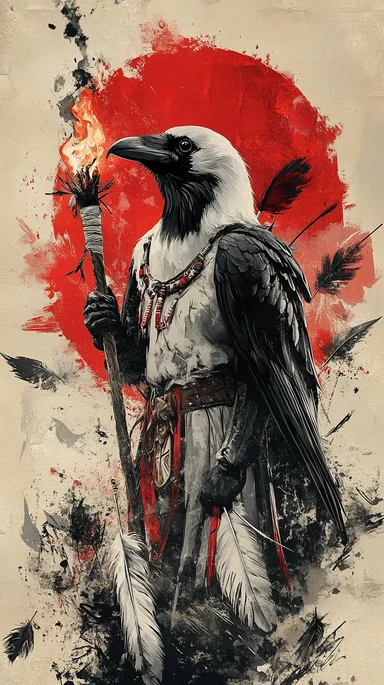 🔥 El cuervo y el fuego - Un cuervo valiente desafía a los dioses para traer un cambio crucial a la humanidad.